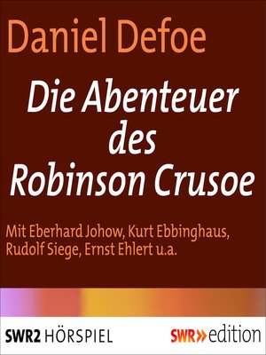 cover image of Die Abenteuer des Robinson Crusoe